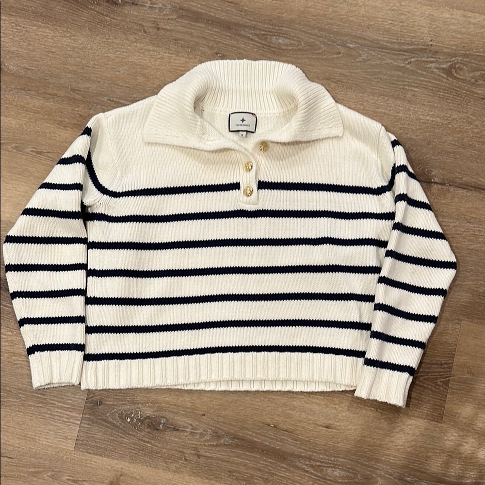 Tuckernuck Striped Emilie Polo Sweater